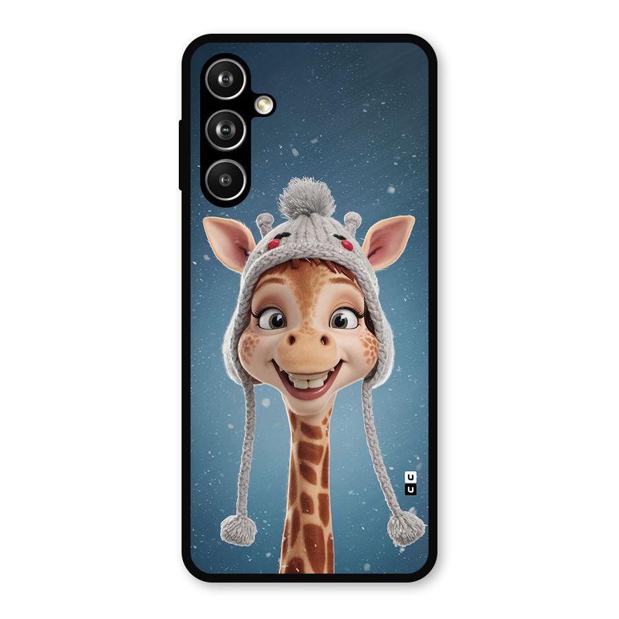 Funny Giraffe Metal Back Case for Galaxy F54