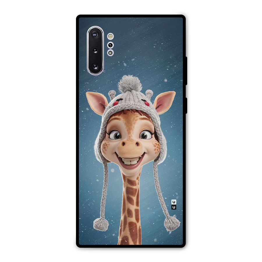 Funny Giraffe Metal Back Case for Galaxy Note 10 Plus