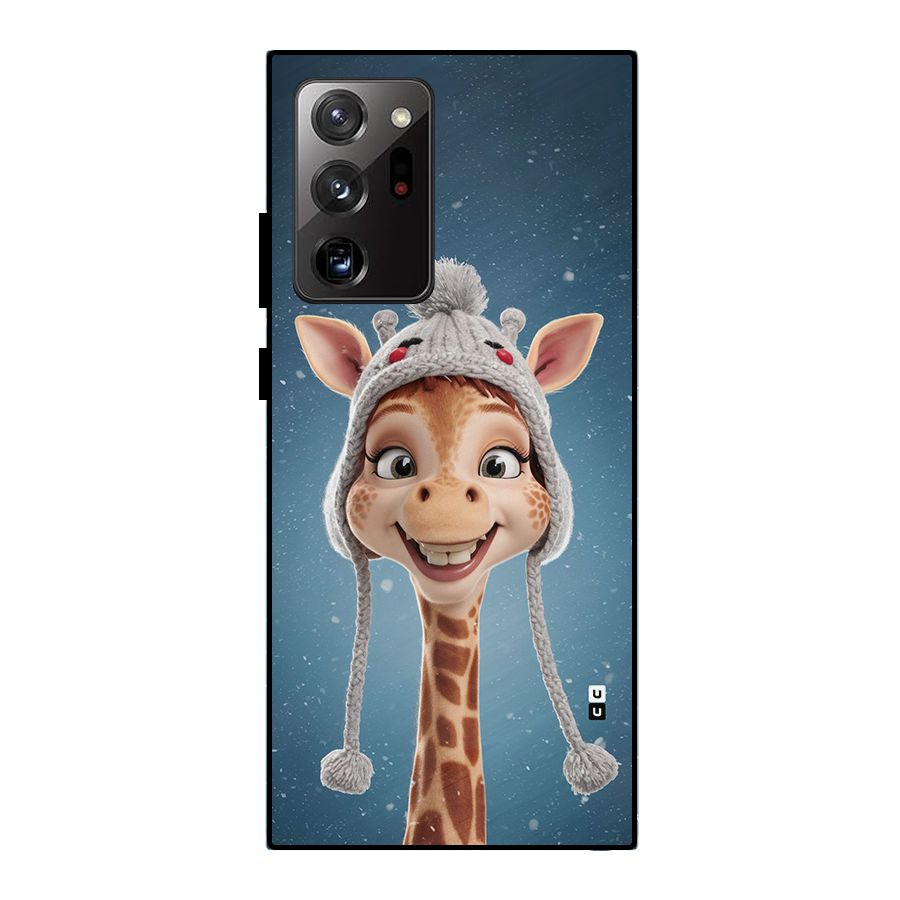 Funny Giraffe Metal Back Case for Galaxy Note 20 Ultra 5G