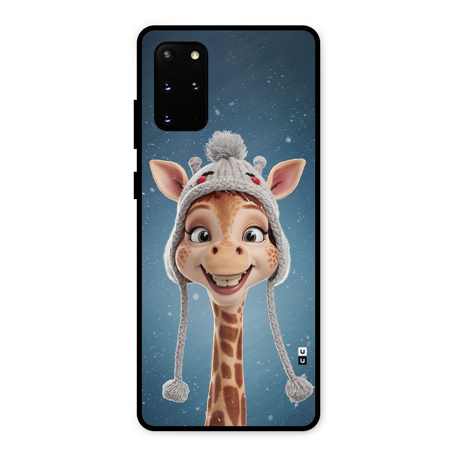 Funny Giraffe Metal Back Case for Galaxy S20 Plus