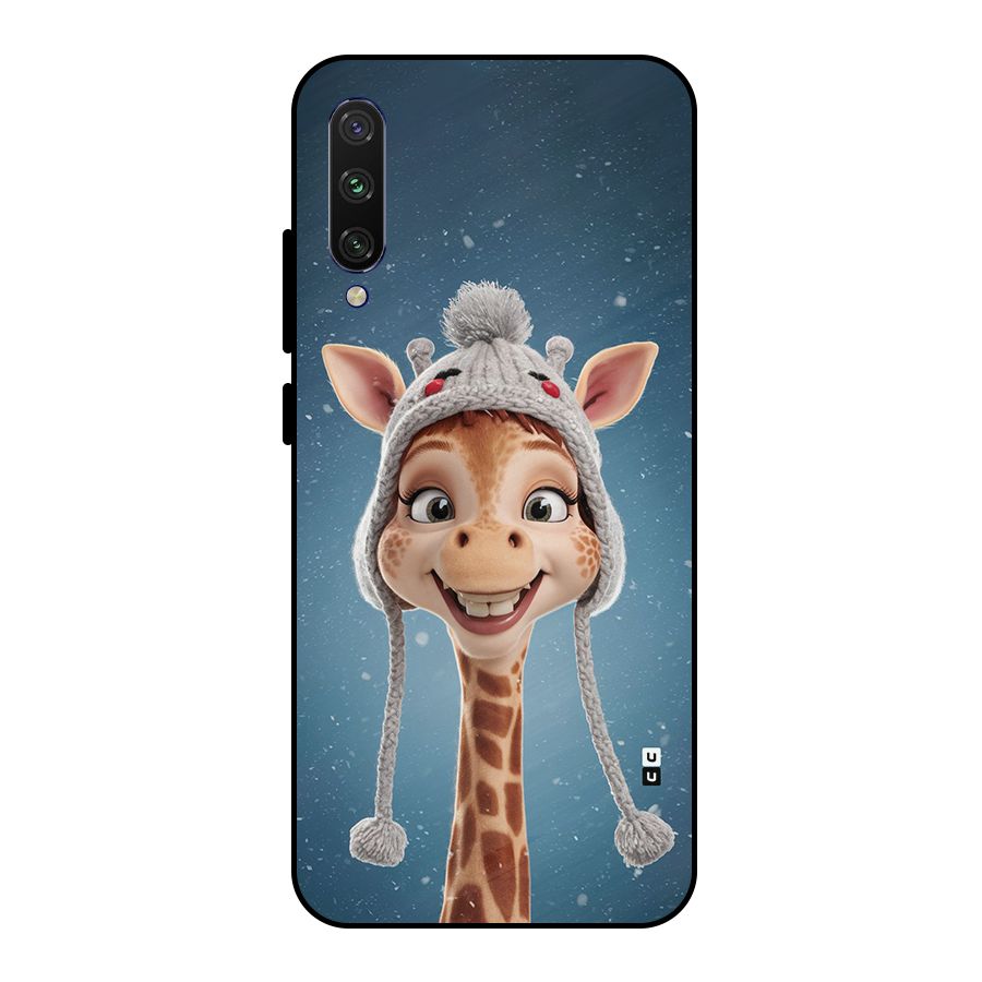 Funny Giraffe Metal Back Case for Mi A3