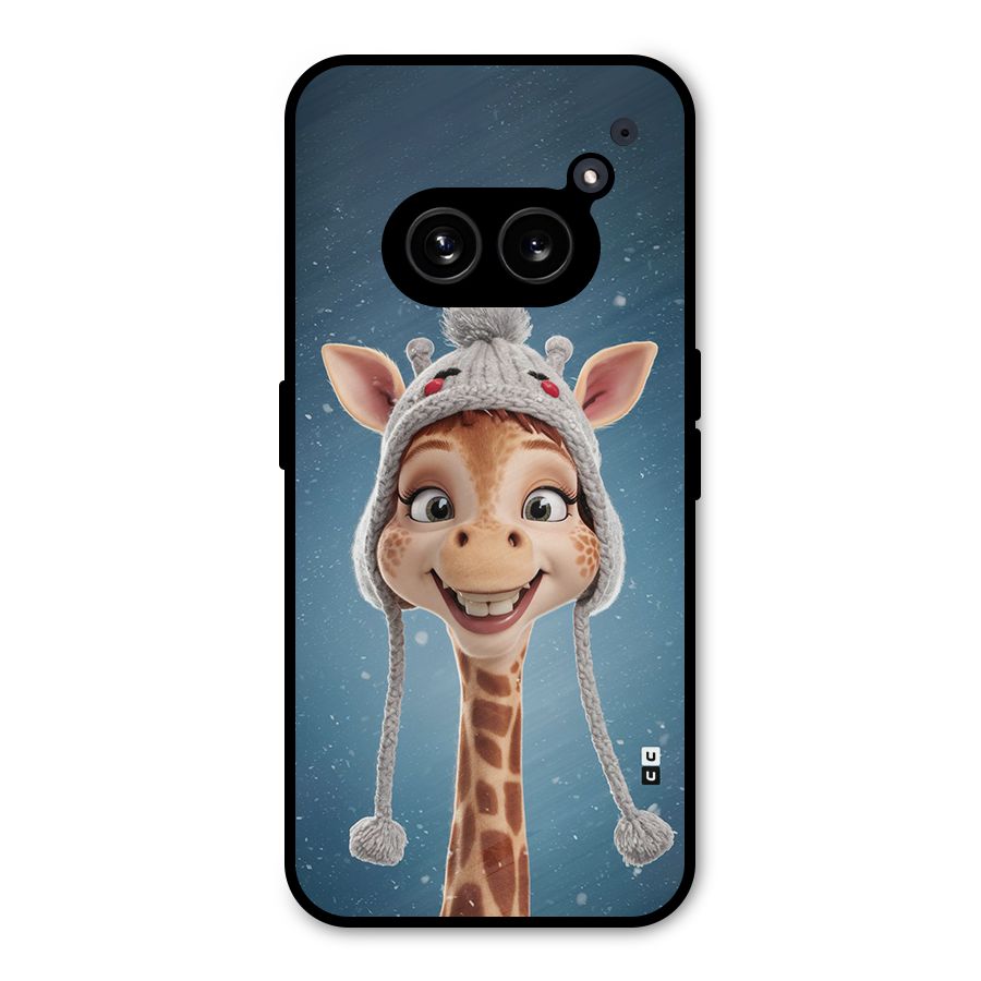Funny Giraffe Metal Back Case for Nothing Phone 2a