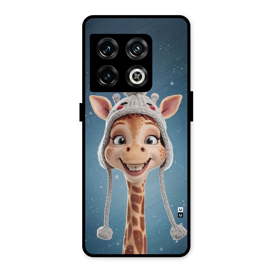 Funny Giraffe Metal Back Case for OnePlus 10 Pro 5G