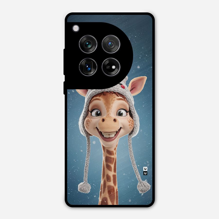 Funny Giraffe Metal Back Case for OnePlus 12