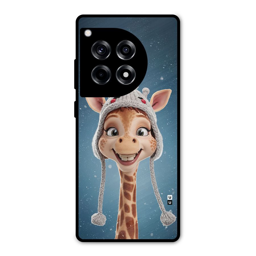 Funny Giraffe Metal Back Case for OnePlus 12R