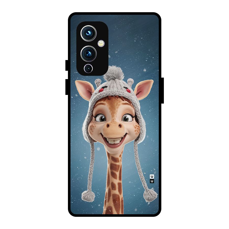 Funny Giraffe Metal Back Case for OnePlus 9