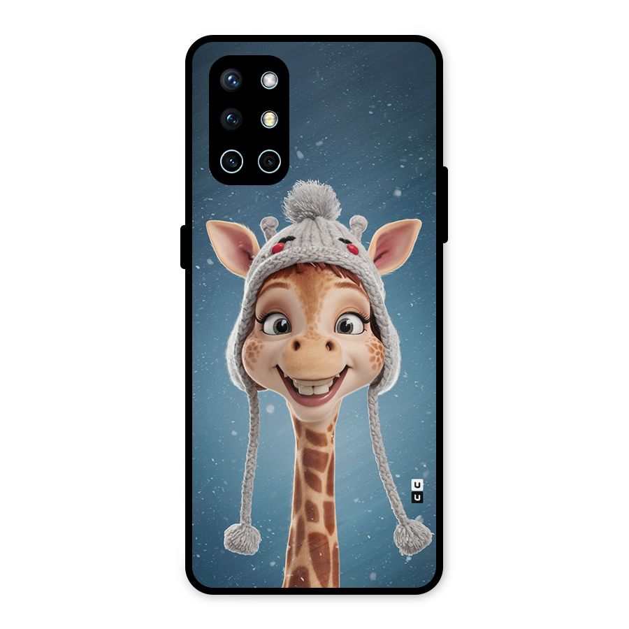 Funny Giraffe Metal Back Case for OnePlus 9R