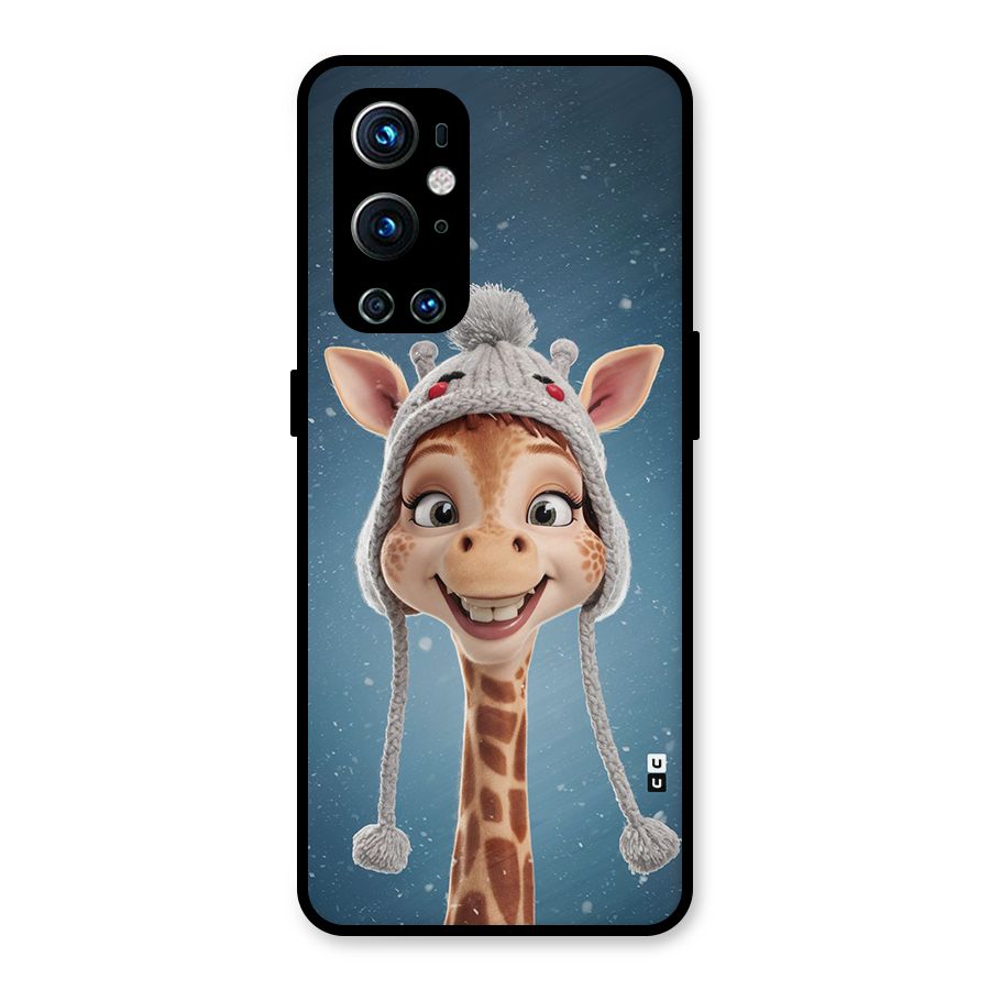 Funny Giraffe Metal Back Case for OnePlus 9 Pro
