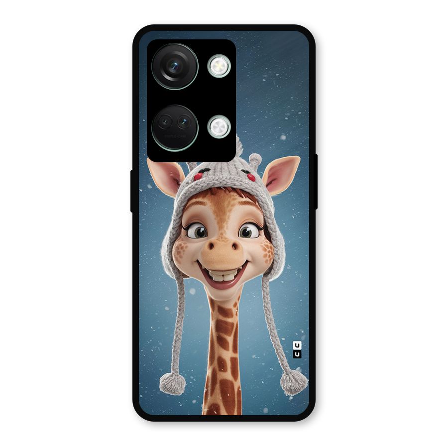 Funny Giraffe Metal Back Case for OnePlus Nord 3