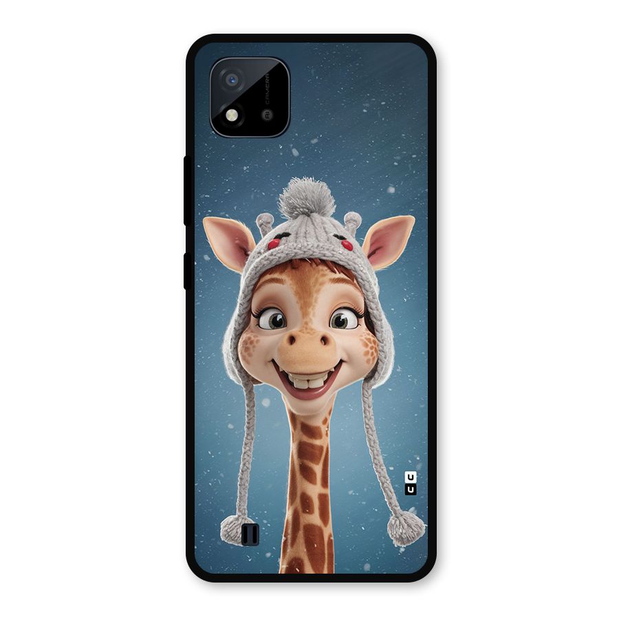 Funny Giraffe Metal Back Case for Realme C11 2021