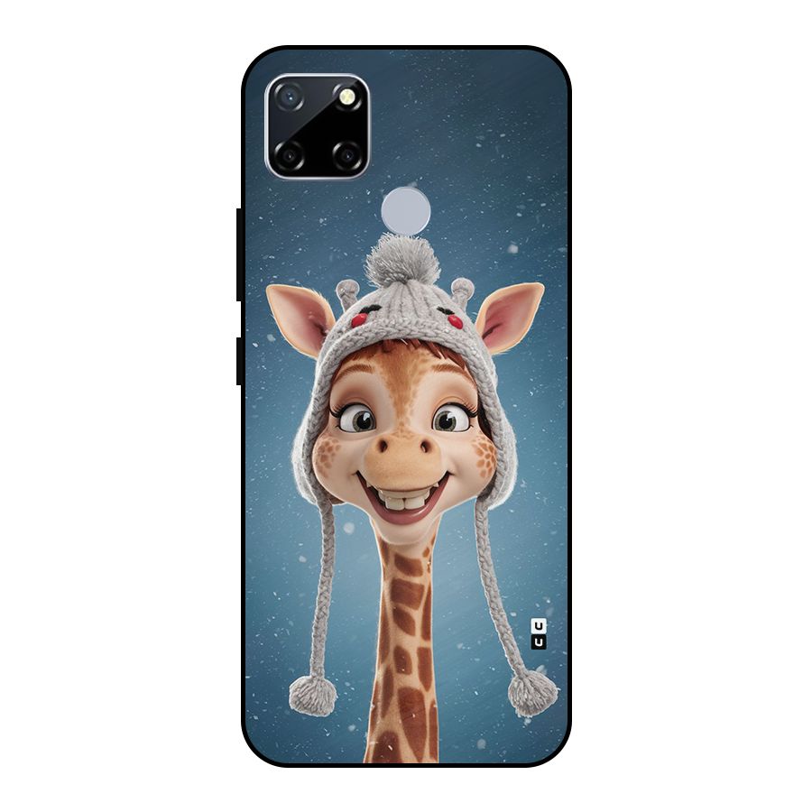 Funny Giraffe Metal Back Case for Realme Narzo 20