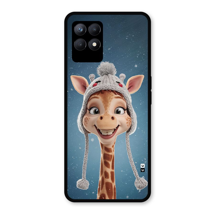 Funny Giraffe Metal Back Case for Realme Narzo 50
