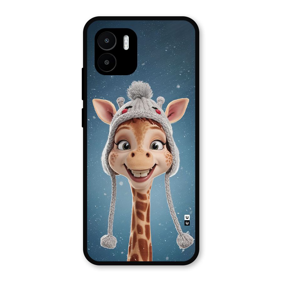 Funny Giraffe Metal Back Case for Redmi A2