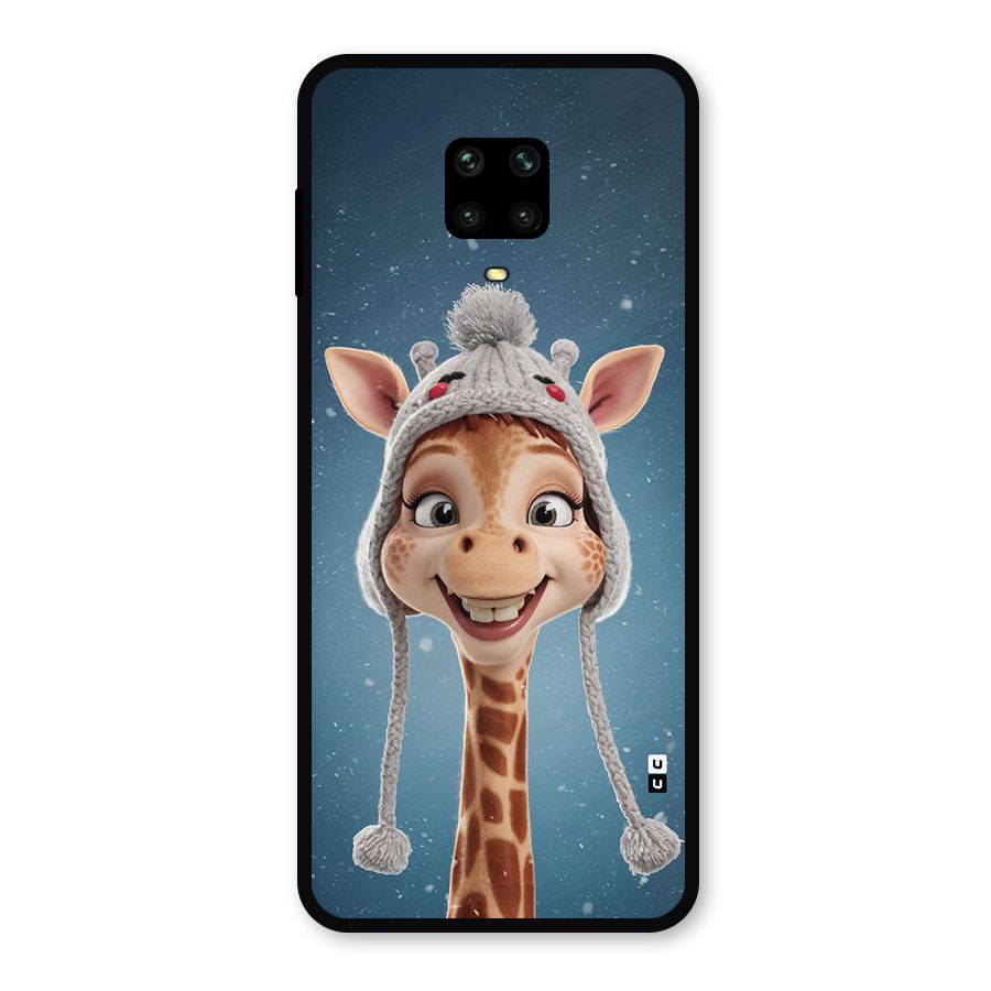 Funny Giraffe Metal Back Case for Redmi Note 9 Pro Max