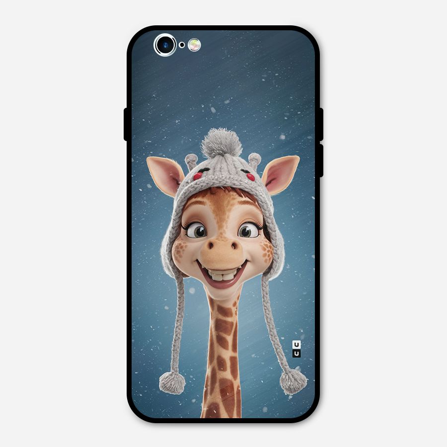 Funny Giraffe Metal Back Case for iPhone 6 6s