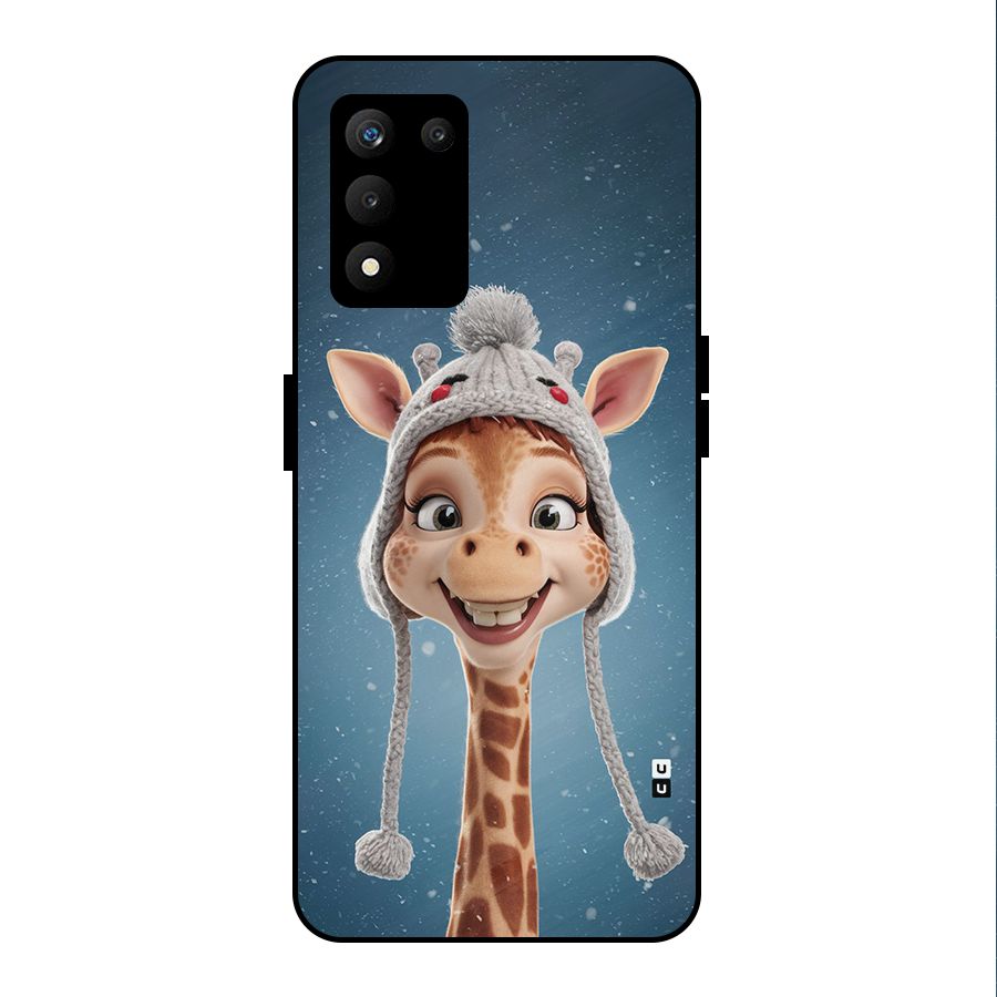 Funny Giraffe Metal Back Case for realme 9 5G SE