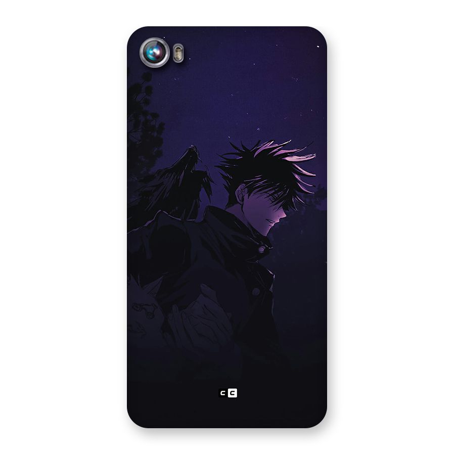 Fushiguro Demon Crows Back Case for Canvas Fire 4 (A107)