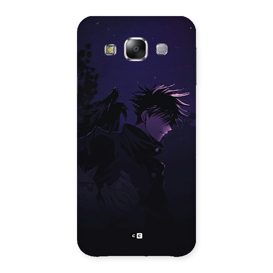 Fushiguro Demon Crows Back Case for Galaxy E5