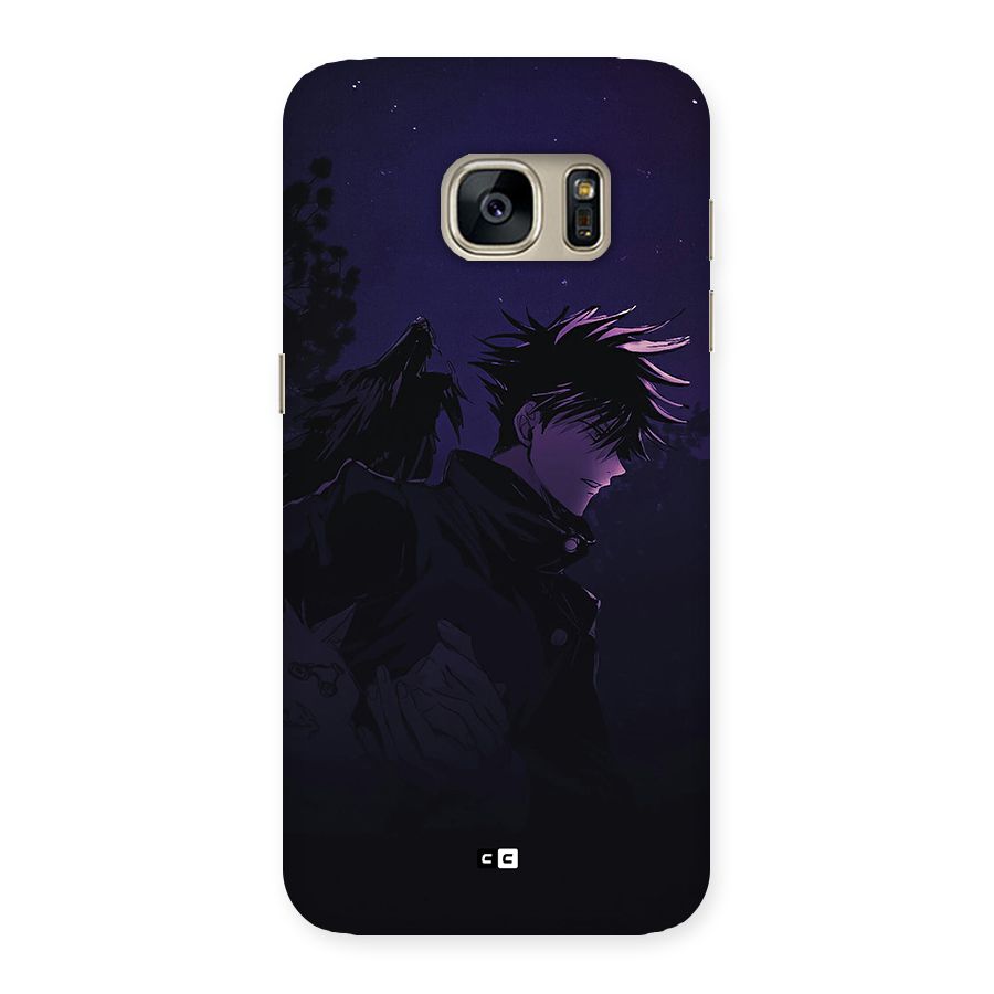 Fushiguro Demon Crows Back Case for Galaxy S7