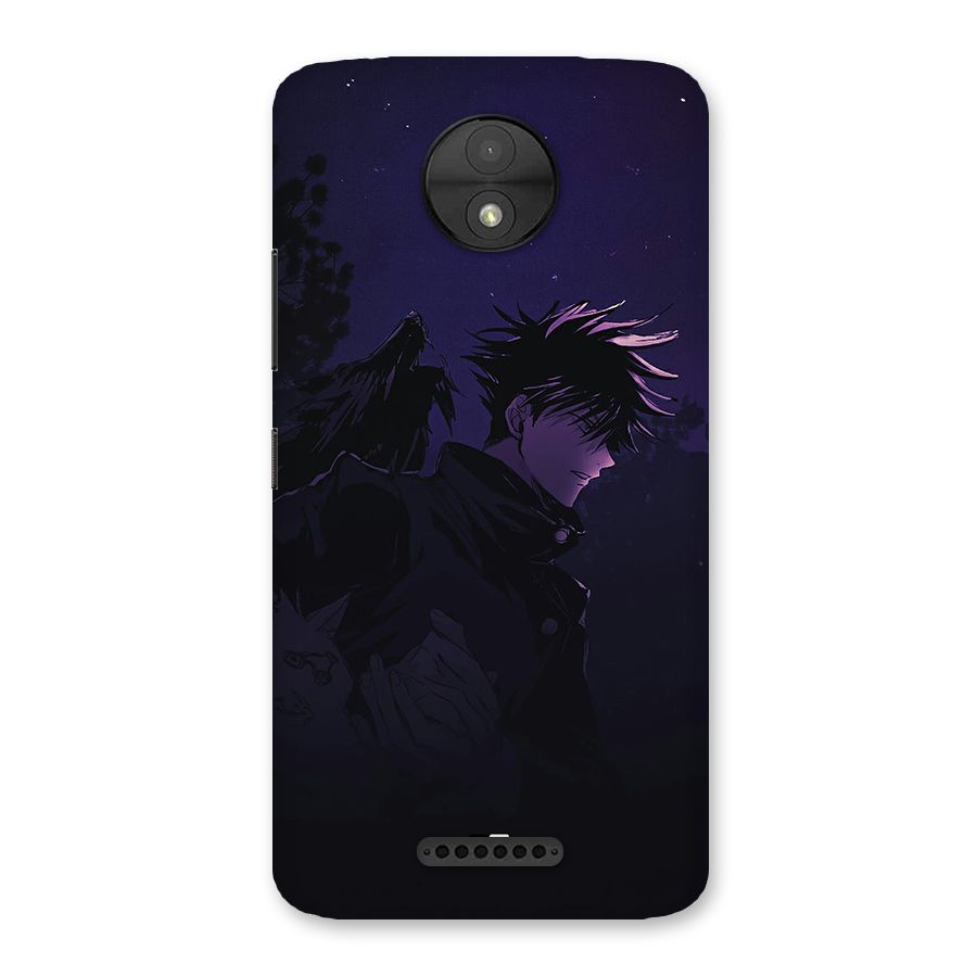 Fushiguro Demon Crows Back Case for Moto C