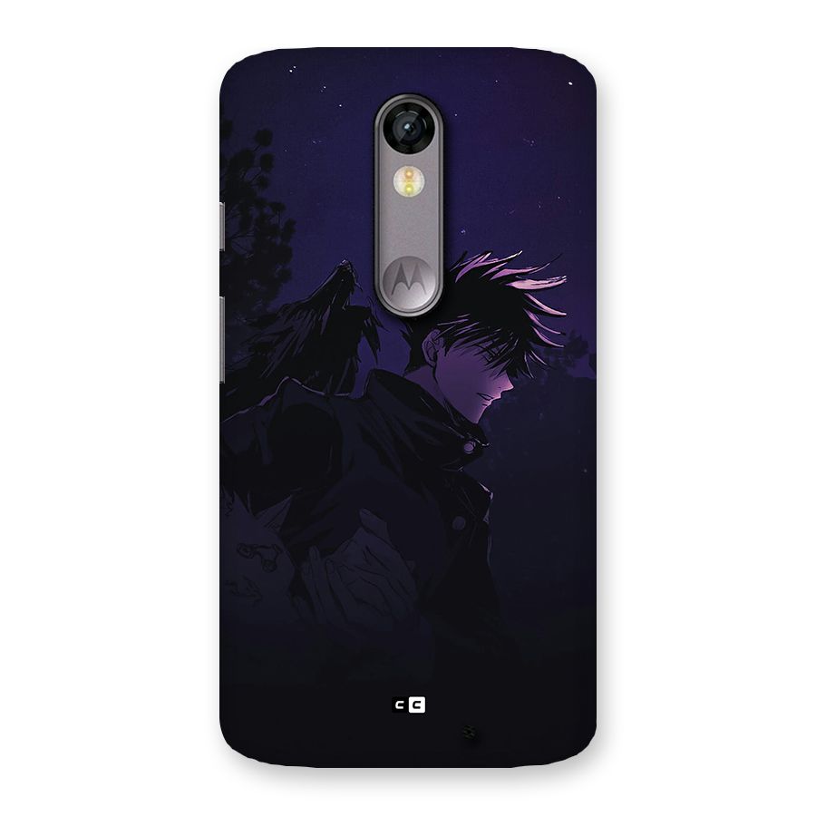 Fushiguro Demon Crows Back Case for Moto X Force