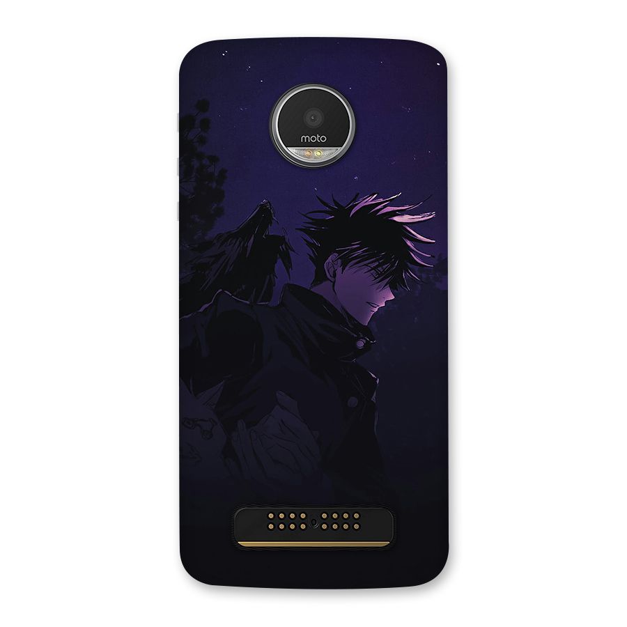 Fushiguro Demon Crows Back Case for Moto Z Play