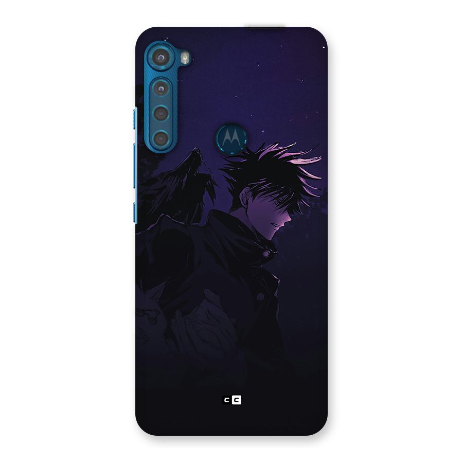 Fushiguro Demon Crows Back Case for Motorola One Fusion Plus