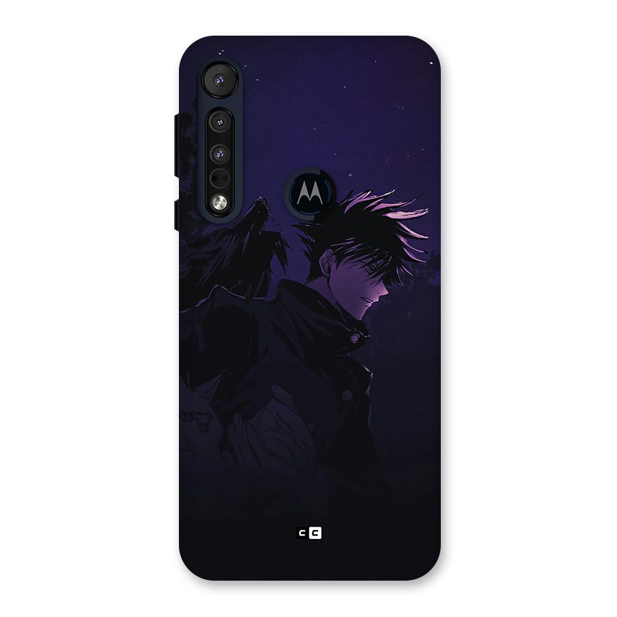 Fushiguro Demon Crows Back Case for Motorola One Macro