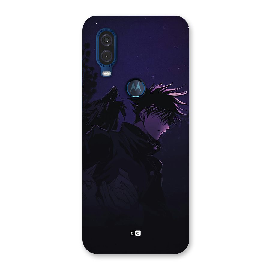 Fushiguro Demon Crows Back Case for Motorola One Vision