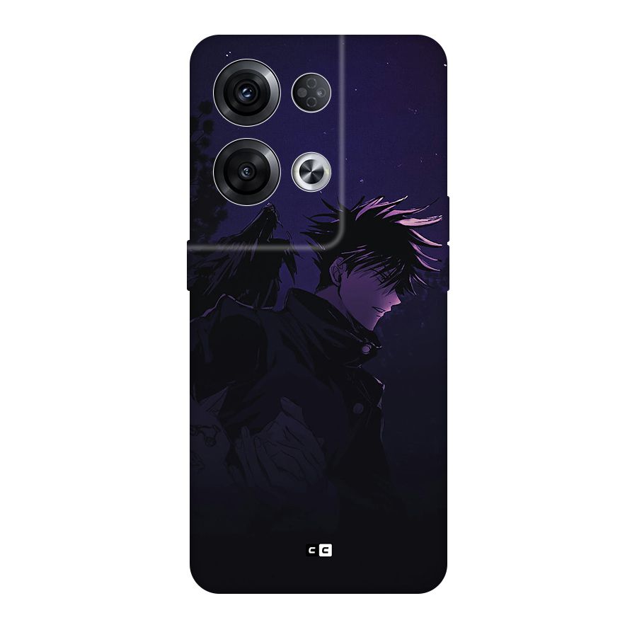 Fushiguro Demon Crows Back Case for Oppo Reno8 Pro 5G
