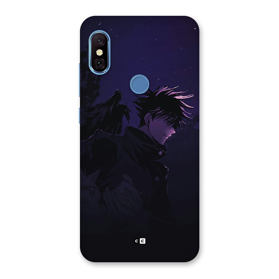 Fushiguro Demon Crows Back Case for Redmi Note 6 Pro