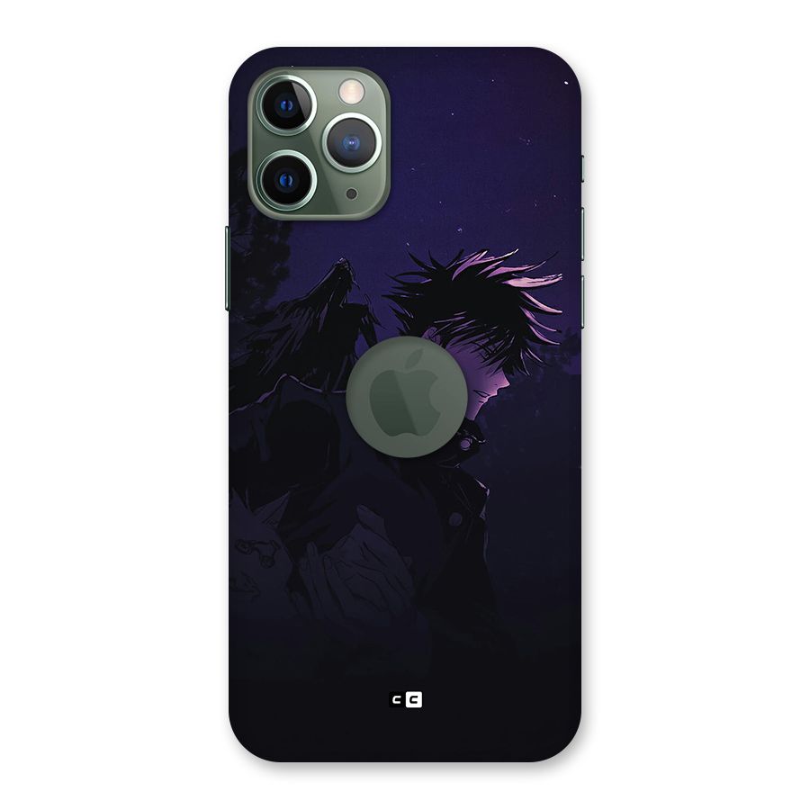 Fushiguro Demon Crows Back Case for iPhone 11 Pro Logo Cut