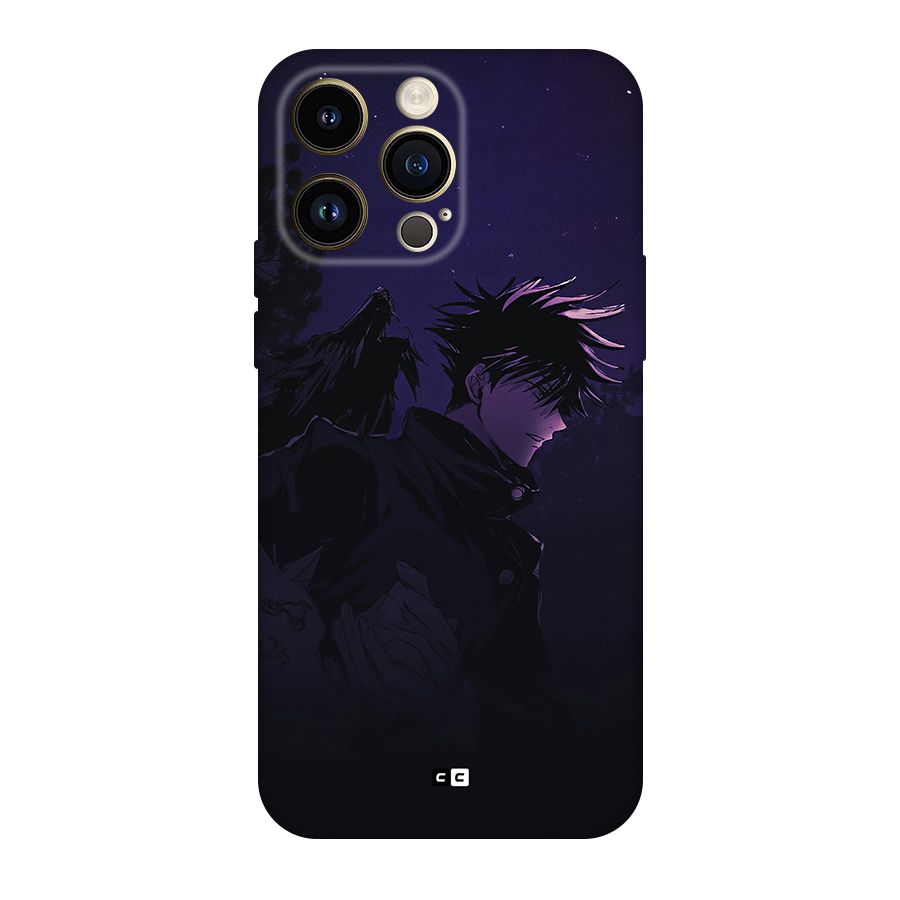Fushiguro Demon Crows Back Case for iPhone 14 Pro Max