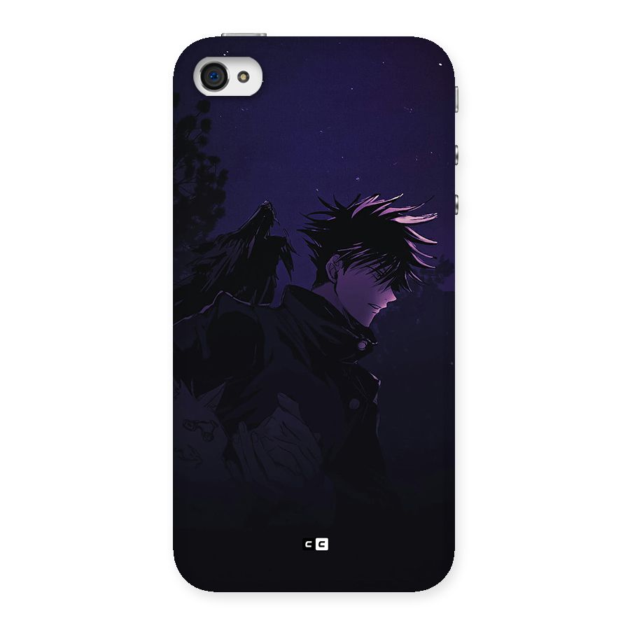 Fushiguro Demon Crows Back Case for iPhone 4 4s