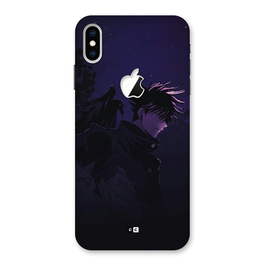 Fushiguro Demon Crows Back Case for iPhone XS Max Apple Cut