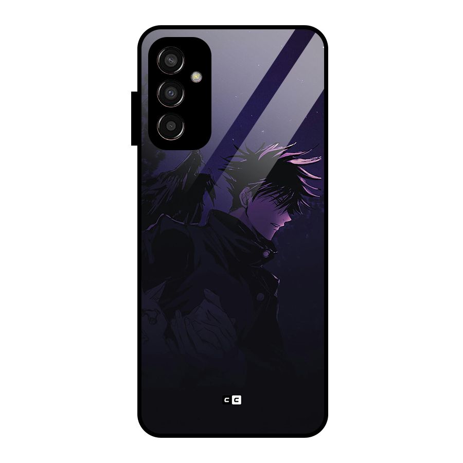 Fushiguro Demon Crows Glass Back Case for Galaxy F13