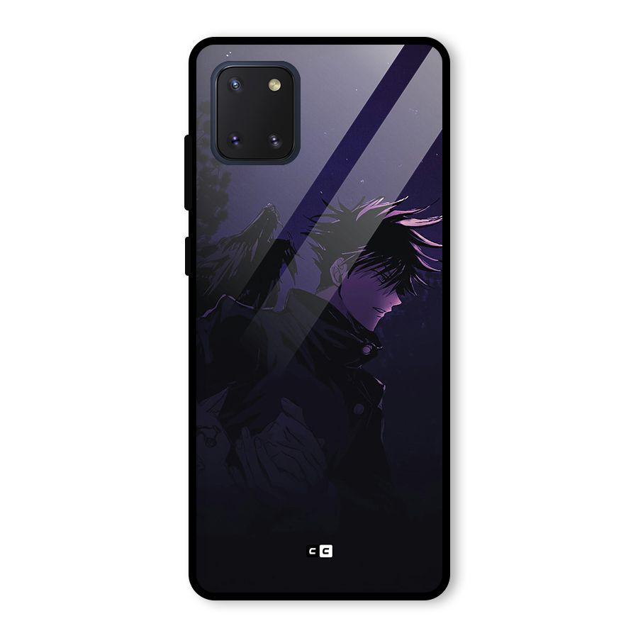 Fushiguro Demon Crows Glass Back Case for Galaxy Note 10 Lite