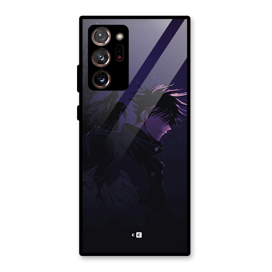Fushiguro Demon Crows Glass Back Case for Galaxy Note 20 Ultra