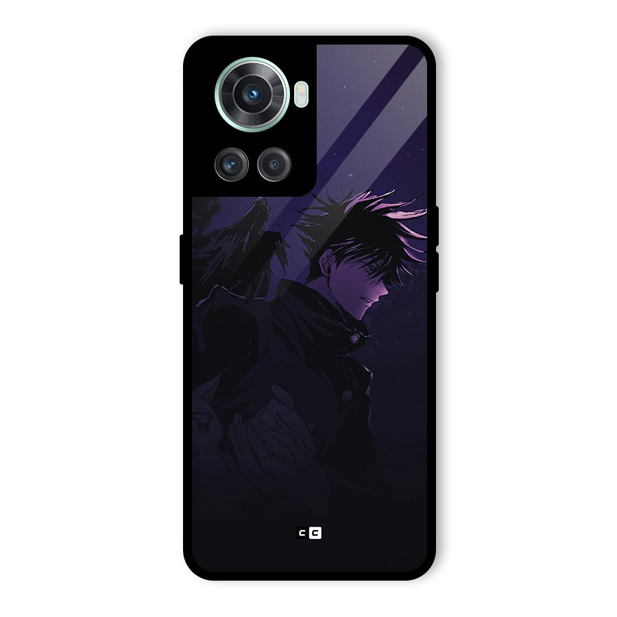 Fushiguro Demon Crows Glass Back Case for OnePlus 10R