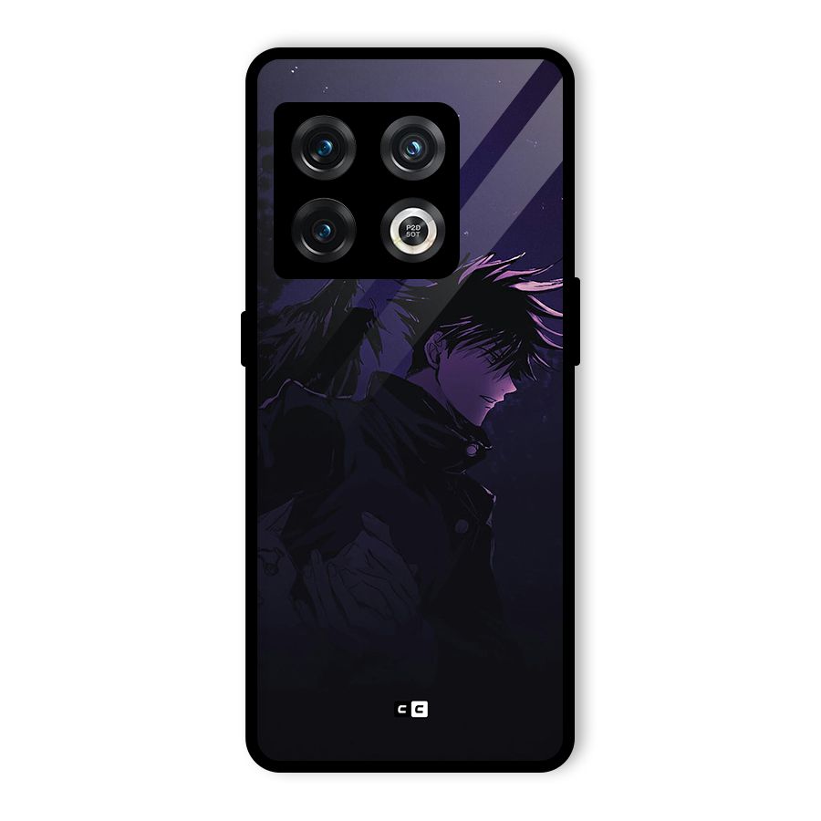 Fushiguro Demon Crows Glass Back Case for OnePlus 10 Pro 5G
