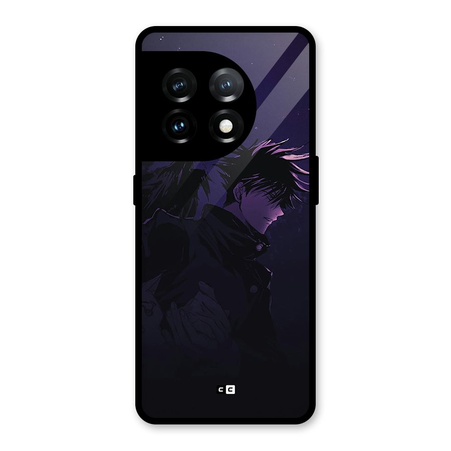Fushiguro Demon Crows Glass Back Case for OnePlus 11