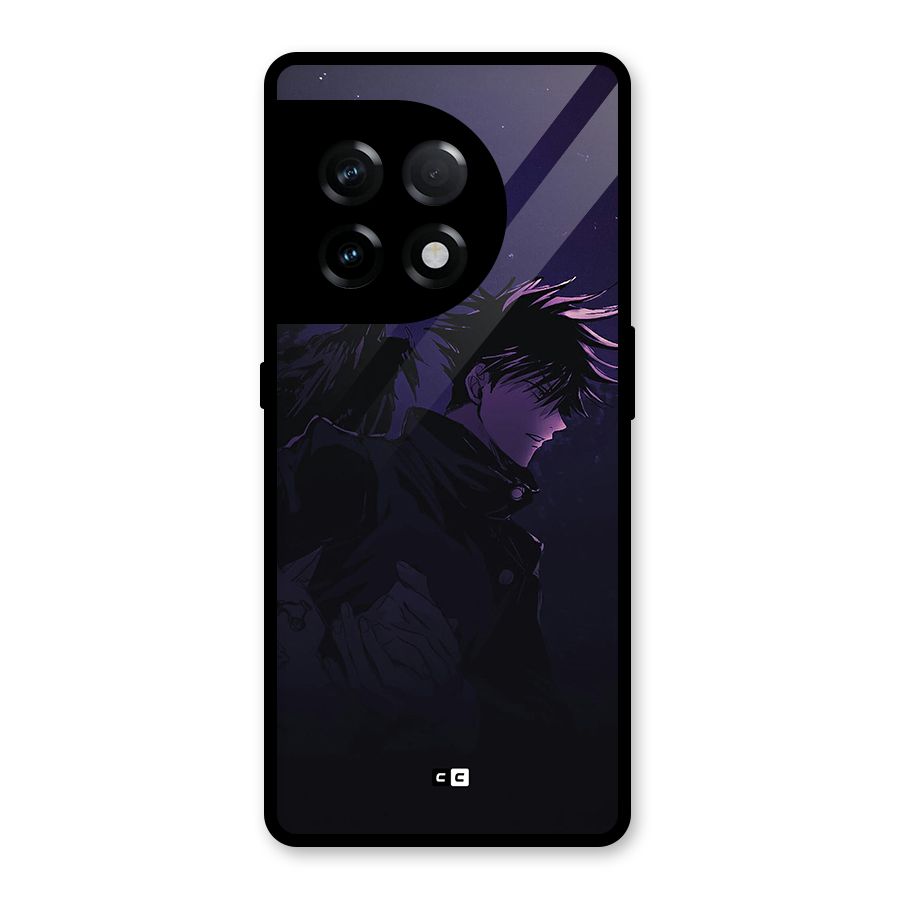 Fushiguro Demon Crows Glass Back Case for OnePlus 11R