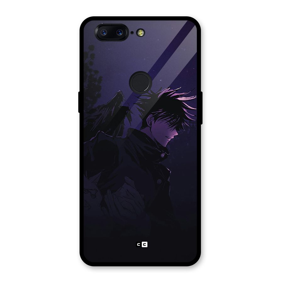 Fushiguro Demon Crows Glass Back Case for OnePlus 5T