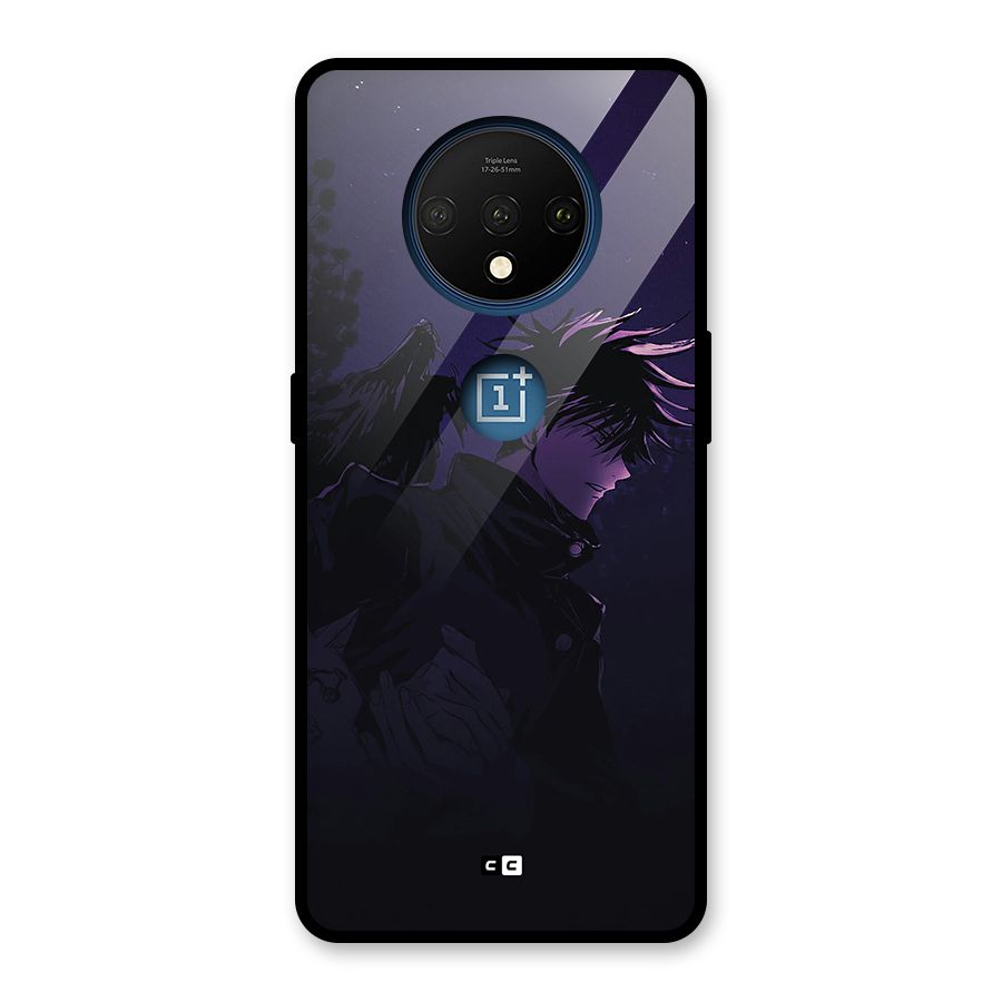 Fushiguro Demon Crows Glass Back Case for OnePlus 7T