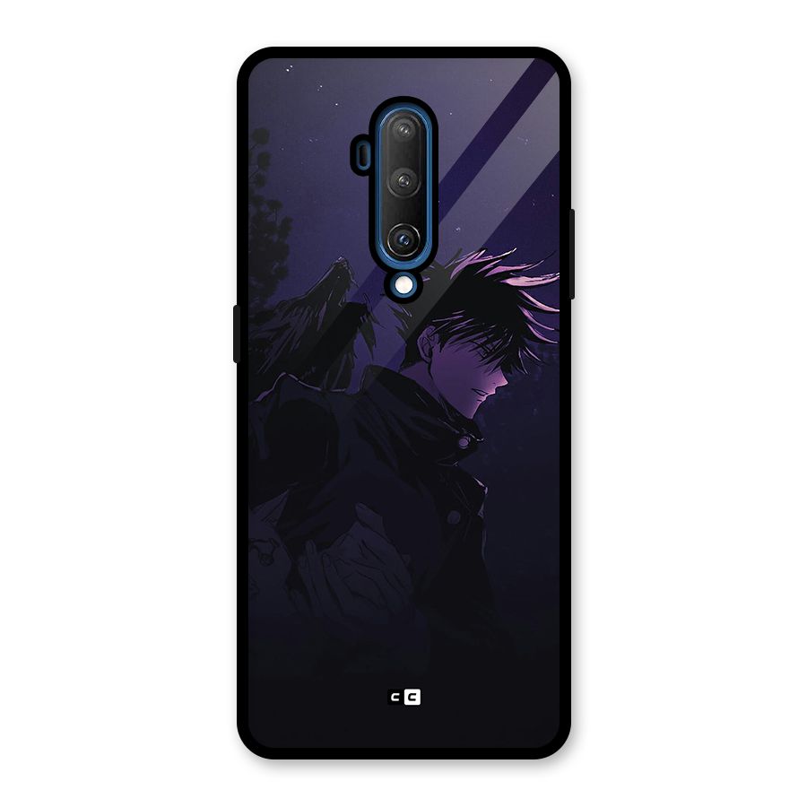 Fushiguro Demon Crows Glass Back Case for OnePlus 7T Pro