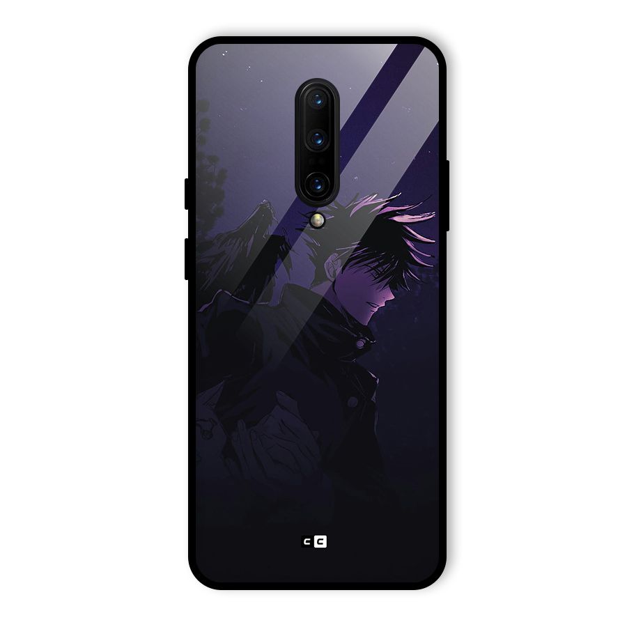 Fushiguro Demon Crows Glass Back Case for OnePlus 7 Pro