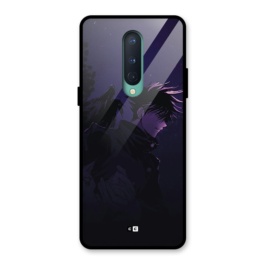 Fushiguro Demon Crows Glass Back Case for OnePlus 8