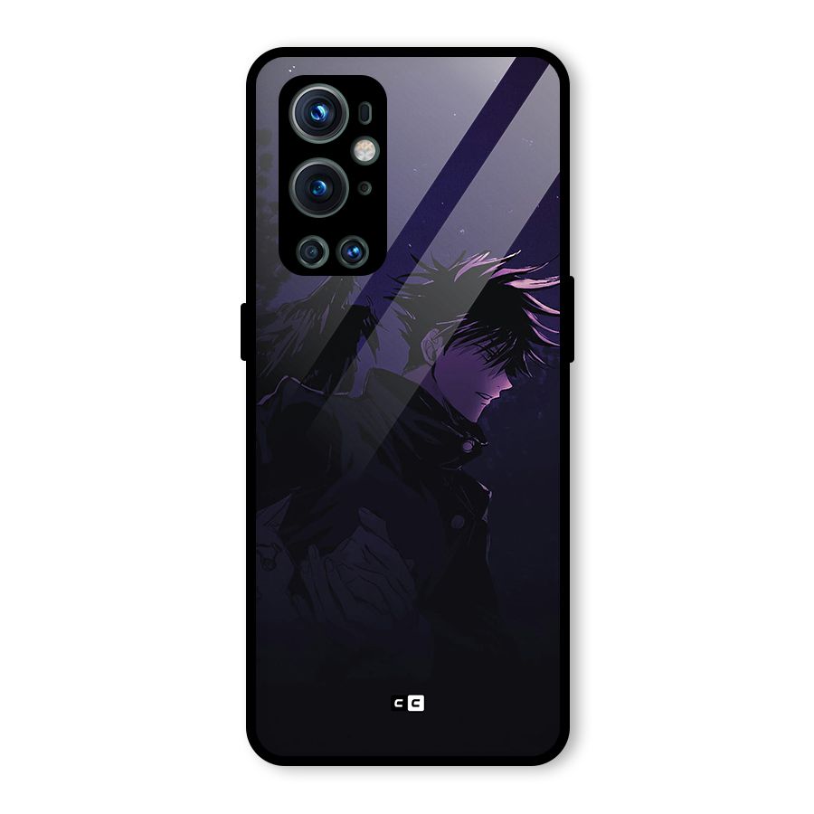 Fushiguro Demon Crows Glass Back Case for OnePlus 9 Pro