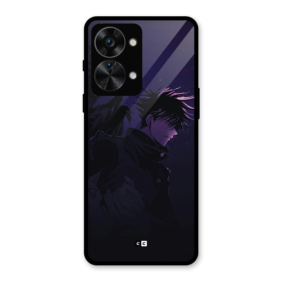 Fushiguro Demon Crows Glass Back Case for OnePlus Nord 2T