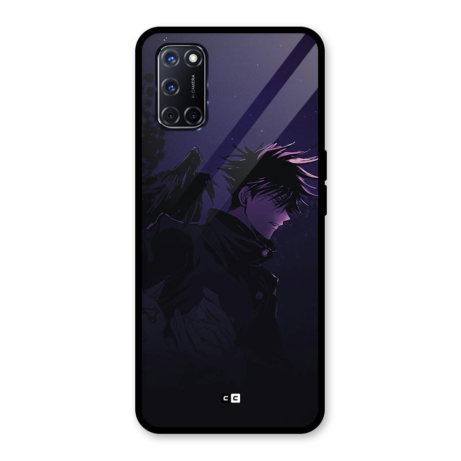 Fushiguro Demon Crows Glass Back Case for Oppo A52